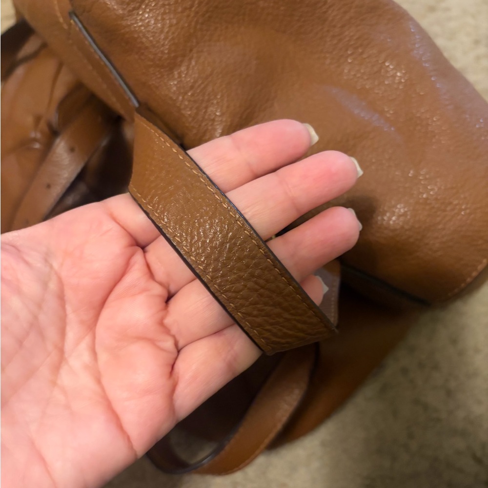 COACH Pebbled Leather Billy Backpack brown F37410 πππ - Picture 12 of 16